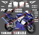 Yamaha R1 2001 Fairing graphics and Decals blue bike both sides
